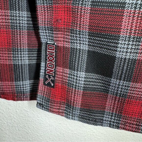 Dixxon Flannel Co x Club Tattoo Women’s Limited Edition Flannel Shirt Medium - Picture 3 of 8